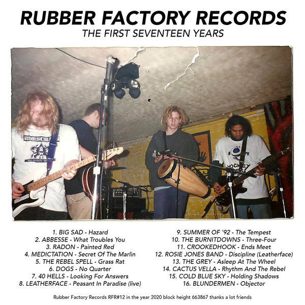 Rubber Factory Records The First 17 Years compilation